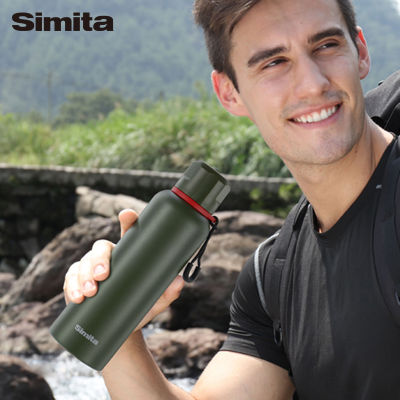 Simita Sport Vacuum Flask,Thermos Flask Double Wall Insulated Stainless Steel,Water Bottle Portable For Travel And Fitness
