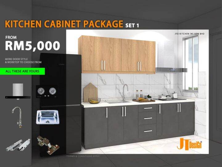 kitchen package melamine abs Lazada