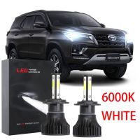 ชุดหลอดไฟหน้าฮาโลเจน LED 6000K แบบเปลี่ยน สําหรับ Toyota Fortuner 2016-2021 2017 2018 2019 2020 รับประกัน 10 เดือน