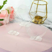 10Pcs Plastic Cube Party Cup Clear Decoration Dessert Mini Cups