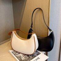 Casual Shopper Tote Female Shoulder Bag Underarm Fashion Clutch Handbags Moon Solid Color