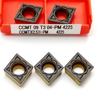 คุณภาพสูง 10PCS CNC CCMT09T304 PM 4225 อุปกรณ์ตัดใบมีดคาร์ไบด์เครื่องมือกลึง CCMT 09T304 เครื่องกลึง