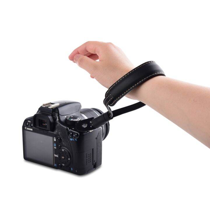 camera-leather-hand-grip-metal-ring-wrist-strap-for-nikon-z7-d7200-d7100-d5300-d5200-d5100-d3400-d3300-d850-d810-l830-d750