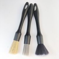 【CW】 3pcs/Set Car Cleaning Brush Soft Car Bristles Gap Wheel Cleaning Brush Auto Detailing Brushes Car Interior Cleaner Accessories