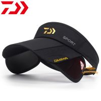 ；。‘【； Daiwa Fishing Sun Hat Summer New Men Women Outdoor Sports Travel Breathable Baseball Cap Riding Sunshade Adjustable Golf Sun Hat