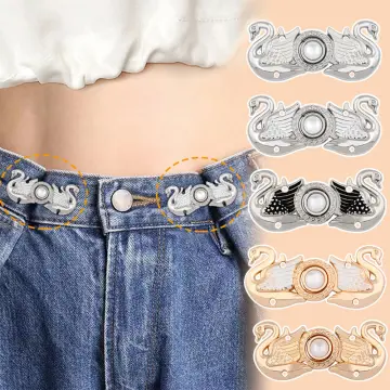 Button Waist Extender Waist Change Size Button Removable Nail-free Waist  Expansion Buckle Pant Waist Expansion Adjustment Buckls