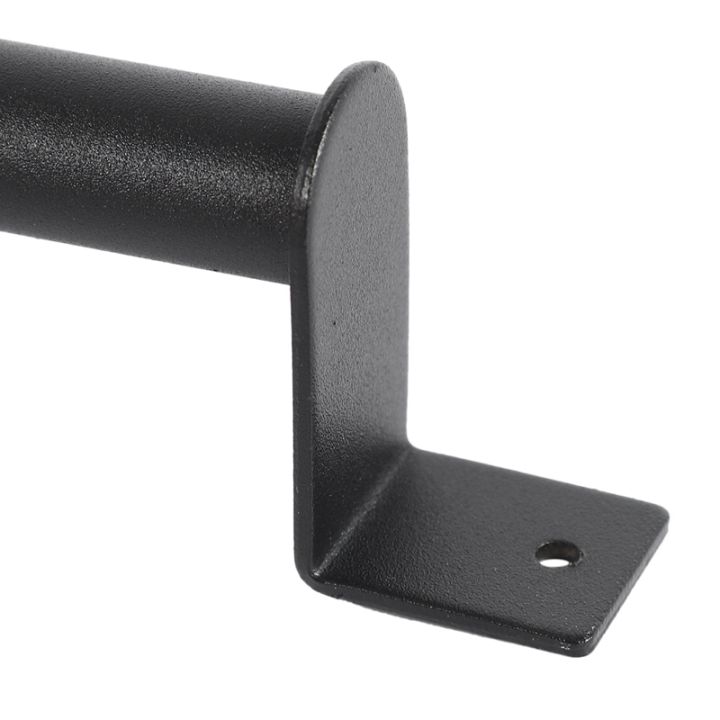 2pcs-black-carbon-steel-sliding-barn-door-pull-handle-for-sliding-barn-door-garden-gates-garages-hardware-kit