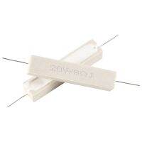 2 Pcs Wire Wound Ceramic Cement Resistor 8 Ohm 20W 5%