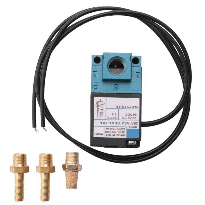 DC 24V 5.4W ECU 3 Port Electronic Boost Control Solenoid Valve 35AAAADDAA1BA With 3pcs