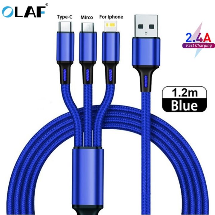 a-lovable-olaf-usb-type-cquick-charge-2-4aportphone-data-cord-สาย12s20usb-c