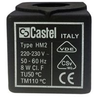 【In-demand】 Castel คอยล์9100/ชนิดของ RA6 HM2 220V ~ 230V สำหรับวาล์วน้ำ