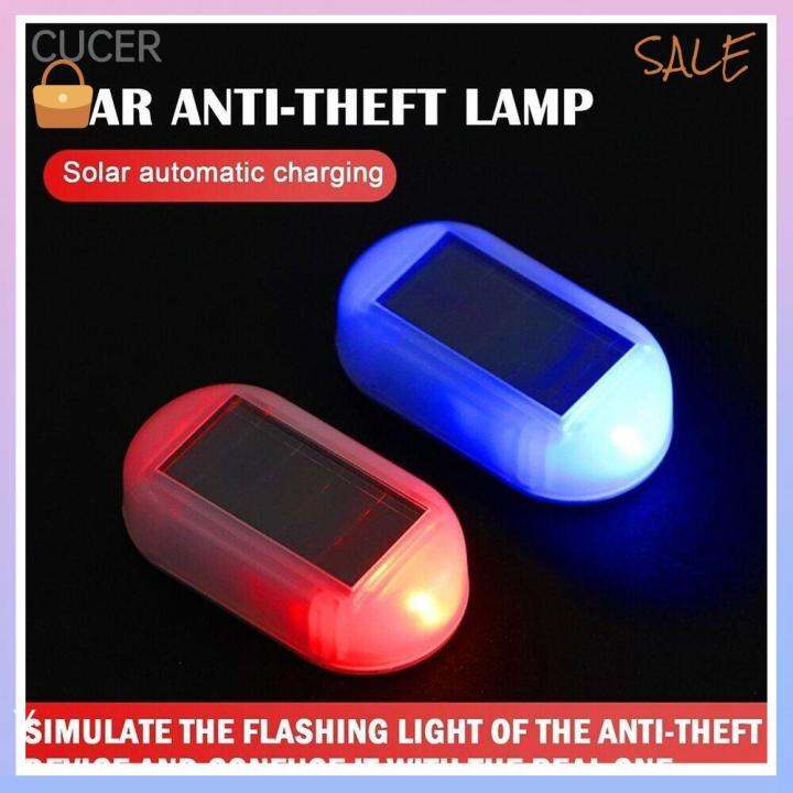 CBT ABS Car Antitheft Light Solar Energy Powered Car Decorative Lamps Vehicle Anti theft Light