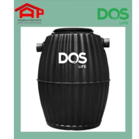 ถังบำบัดนำ้เสีย DOS ST-28/BK-600L ป้องกันงูโผล่จากโถส้วมได้ 100% ด้วยท่อภายใน