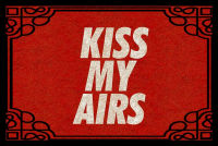 KISS MY AIRS Doormat, Entrance Mat ,Special doormat, classic border Welcome Doormat Home Decorative