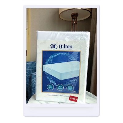 พร้อมส่ง✅✅ ผ้าปูที่นอนกันน้ำ กันไรฝุ่นโรงแรม Hilton