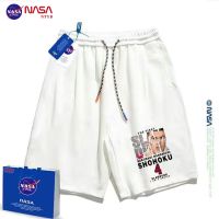 【July hot】 NASA joint slam dunk anime new mens and womens casual summer loose five-point sports basketball