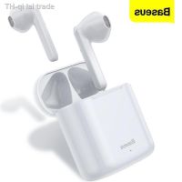 【หูฟัง】 Baseus w09 tws หูฟังบลูทูธไร้สายสเตอริโอ Wireless Earphone 5.0 สําหรับ iphone 12 11 xs max samsung