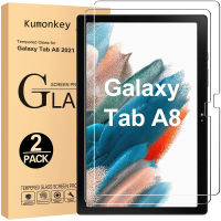 เคส Samsung Tab A8 10.5 2021กระจกนิรภัย2แพ็คสำหรับ Samsung Galaxy Tab A8 10.5 "2021 (SM-X200/ SM-X205 X207)