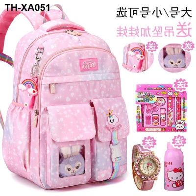 Childrens cartoon cute backpack girls large-capacity campus second third fourth fifth sixth grade primary school students schoolbag