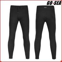 OUZO Mens 1.5มม. สีดำ Neoprene Wetsuit กางเกงดำน้ำดูปะการัง Surfing ว่ายน้ำกางเกง Leggings TightsFull Bodys ขนาด S-XL