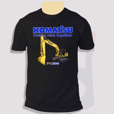 เครื่องจักรกลหนัก Komatsu แขนสั้นเสื้อยืด / เสื้อถักแขนสั้น Komatsu