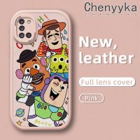 Chenyyyka เคสโทรศัพท์ปลอกสำหรับ Samsung M31 A31 M31การ์ตูนทอยสตอรี่ลายดีไซน์ใหม่บางนุ่มหนังซิลิกาเคสโทรศัพท์เจลฝาปิดเลนส์เต็มกล้องเคสกันกระแทกกันกระแทก