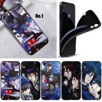 15GNN Black Butler อ่อนนุ่ม High Quality ซิลิโคน TPU Phone เคสโทรศัพท์ ปก หรับ iPhone 7 8 11 12 13 14 Pro XS Max SE X XR Plus SE