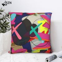 【jw】✑✆►  Kawes Beleza Colorido Quadrado Fronha Capa De Almofada Casa Decorativa Poliéster Lance para Cama