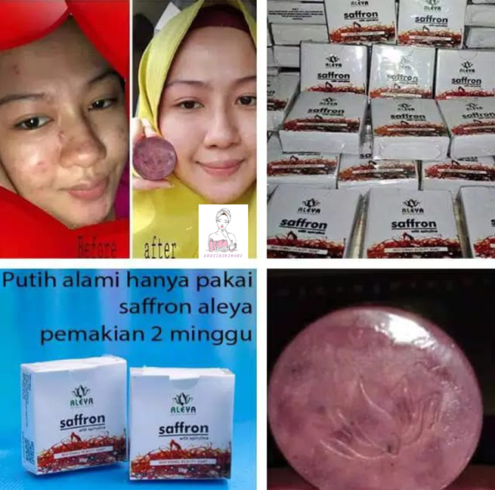 Sabun Saffron BPOM Original Sabun Wajah Penghilang Flek Hitam Dan ...