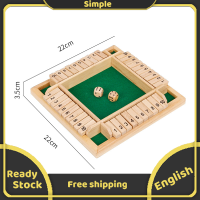 4-Way ปิดกล่องลูกเต๋าสำหรับดื่มบอร์ดปาร์ตี้เกม