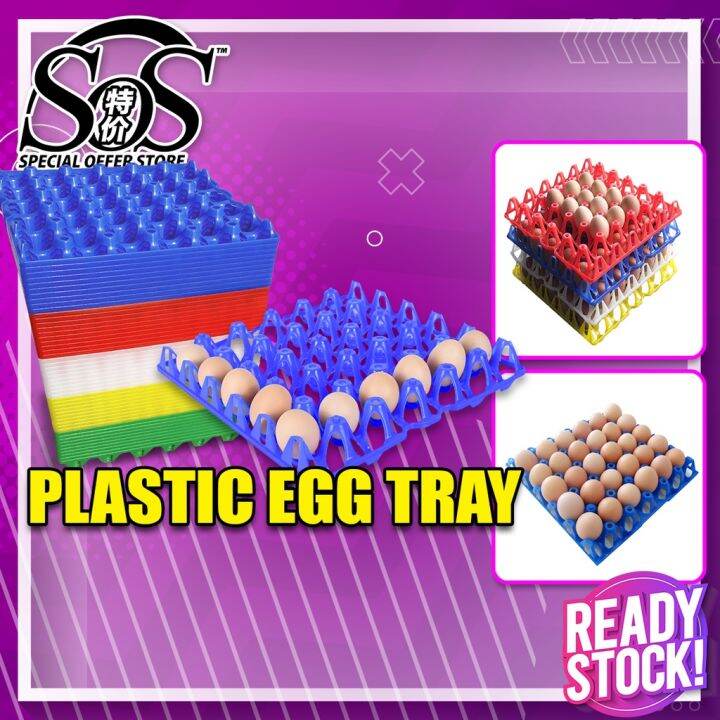 Egg Tray Container For 30PCS Egg Plastic Egg Tray Dulang Telur Kotok