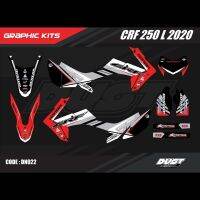 สติ๊กเกอร์วิบาก Honda CRF 250 L ทั้งคัน Graphic kit สติ๊กเกอร์เคลือบเงา สุดคุ้ม