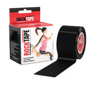 Rocktape  Black 5cmx500cm - อุปกรณ์พยุงกล้ามเนื้อ ลดปวด และลดการบาดเจ็บของกล้ามเนื้อ