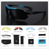 【CW】ﺴ  Men Cycling Glasses MTB Road Eyewear Protection Goggles Outdoor Sunglasses with 5