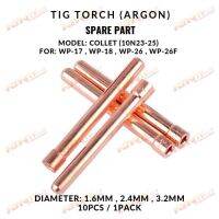 COLLET อะไหล่ปืนเชื่อมอาร์กอน (10N24) ขนาด 1.6 2.4 และ 3.2MM