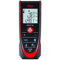 Leica Geosystems Leica DISTO D2 เครื่องวัดระยะเลเซอร์ 330 ฟุตใหม่พร้อม Bluetooth 4.0, ดำ / แดง