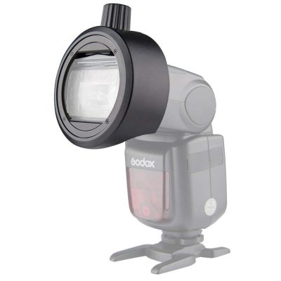 S-R1 Godox Round Head Flash Speedlight Adapter  หัวแปลงแฟลชเป็นหัวกลม