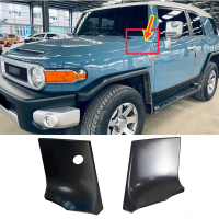 ฝาครอบตกแต่งฐานเสาอากาศแผงบังโคลนหน้ารถสำหรับ Toyota FJ Cruiser 2007-2020