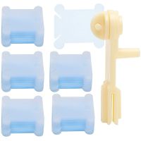 ；【‘； 50-250Pcs Plastic Cross Stitch Boins Plastic Embroidery Floss Boins And Embroidery Organizer Box For Sewing Accessories