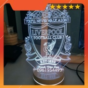 Đèn Led 3D Decor bàn làm việc decor bàn học Đèn Ngủ Liverpool