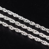 【YD】 100m/Roll Color Iron Metal Rope Chains with Spool for Jewelry Making Link: 2mm Wire: 0.45mm Thick Chain: 3mm Thick