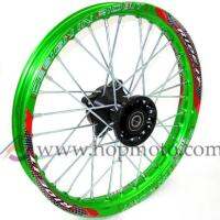 Green Pit Bike Racing 1.40 - 14" Inch Alloy Front Wheel Rim with 32 holes fit 60100-14 tyre PIT PRO Thumpstar CRF