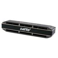 Easttop Chromatic Harmonica Forerunner 1248NV ABS Comb Stainless Steel Cover 12 Hole Bendable No Valves Key C Musical Instrument