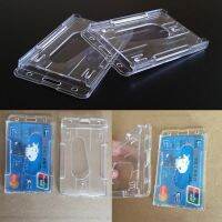 【CW】™┋  Transparent Credit Card   ID Holder Plastic Badge Bank Business Cards Protector Cover