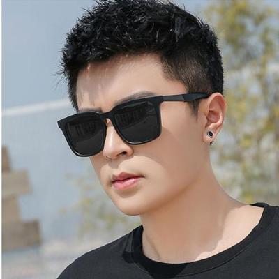 RetroKong style square black frame sunglasses high-end male net red sunglasses female Korean version eyes ins driving glasses