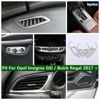 Headlights Switch Button Panel Car Door Audio Speaker Cover Trim For Opel Insignia GSi / Buick Regal 2017 - 2021 Silver Interior