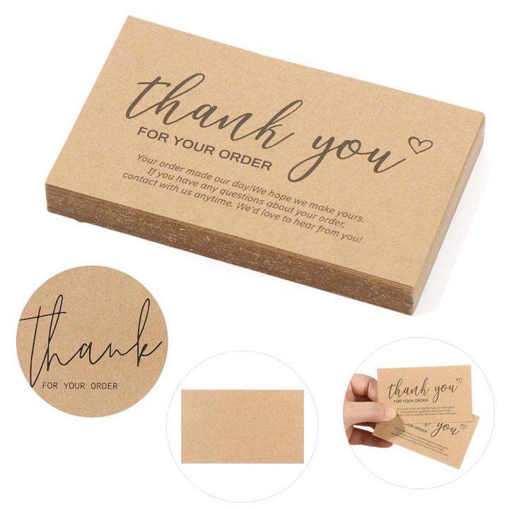 EASYEAH 30PCS Gift Package Cardstock For Small Business 