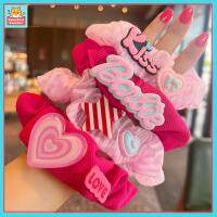 GQBN44V3 สีทึบทึบ ตุ๊กตาบาร์บี้ scrunchie อีลาสติก แฟชั่นสำหรับผู้หญิง เชือกมัดผม ของใหม่ อุปกรณ์เสริมผม ยางรัดผม สำหรับผู้หญิง