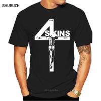 The 4 Skins Oi T Shirt Uk Punk Streetpunk 4Skins Skinhead Male Teeshirt Tees Man Tee Shirt