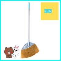 ไม้กวาดพื้นยางพาราใหญ่ด้ามยาว POLY-BRITE สีฟ้าRUBBER BROOM POLY-BRITE BULE **สินค้าแนะนำ**